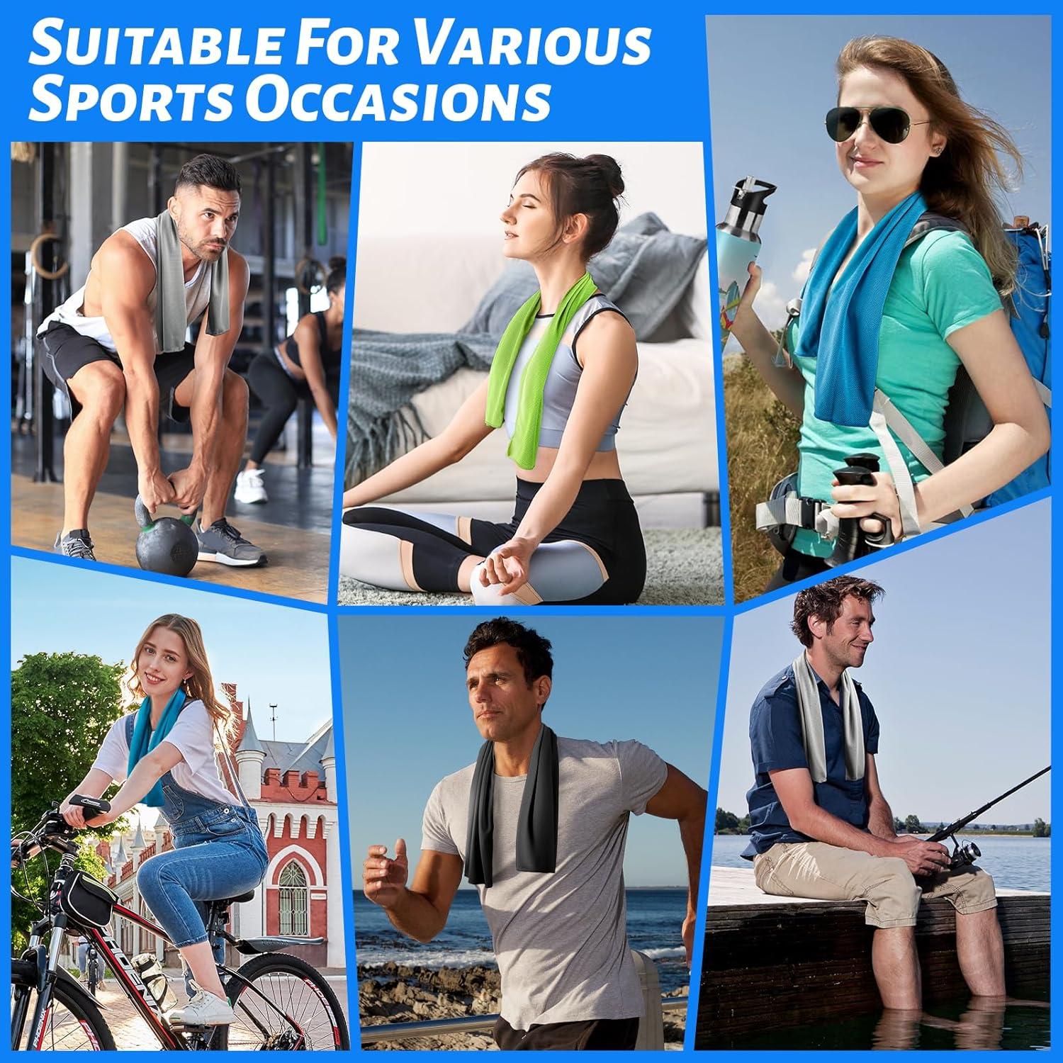 Toallas Enfriadoras CIVPOWER CT001 - 4 Piezas Microfibra 30.48x22.95cm