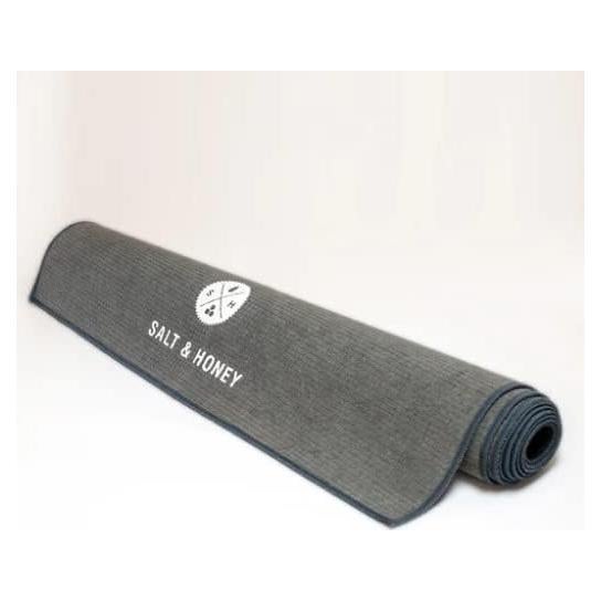Toalla de Yoga Antideslizante Salt & Honey 182.88x63.5cm Gris