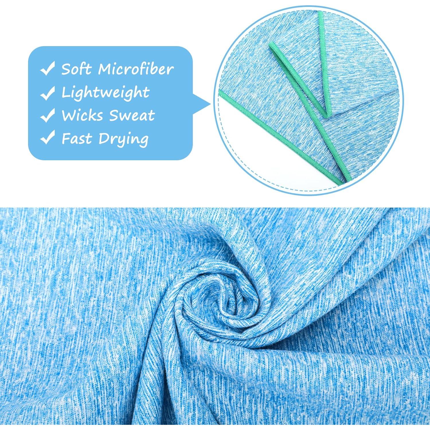 Toallas de Sudor KISS QUEEN Microfibra 6 Unidades Azul