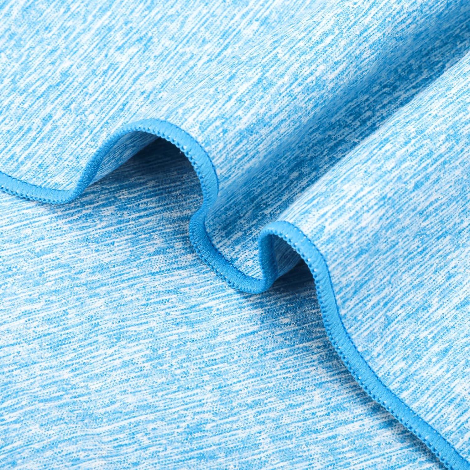 Toallas de Sudor KISS QUEEN Microfibra 6 Unidades Azul