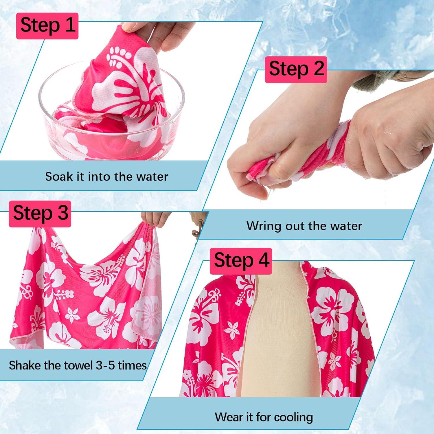 Toalla de Enfriamiento Breling Hibisco Hawaiano 101.6x30.5cm