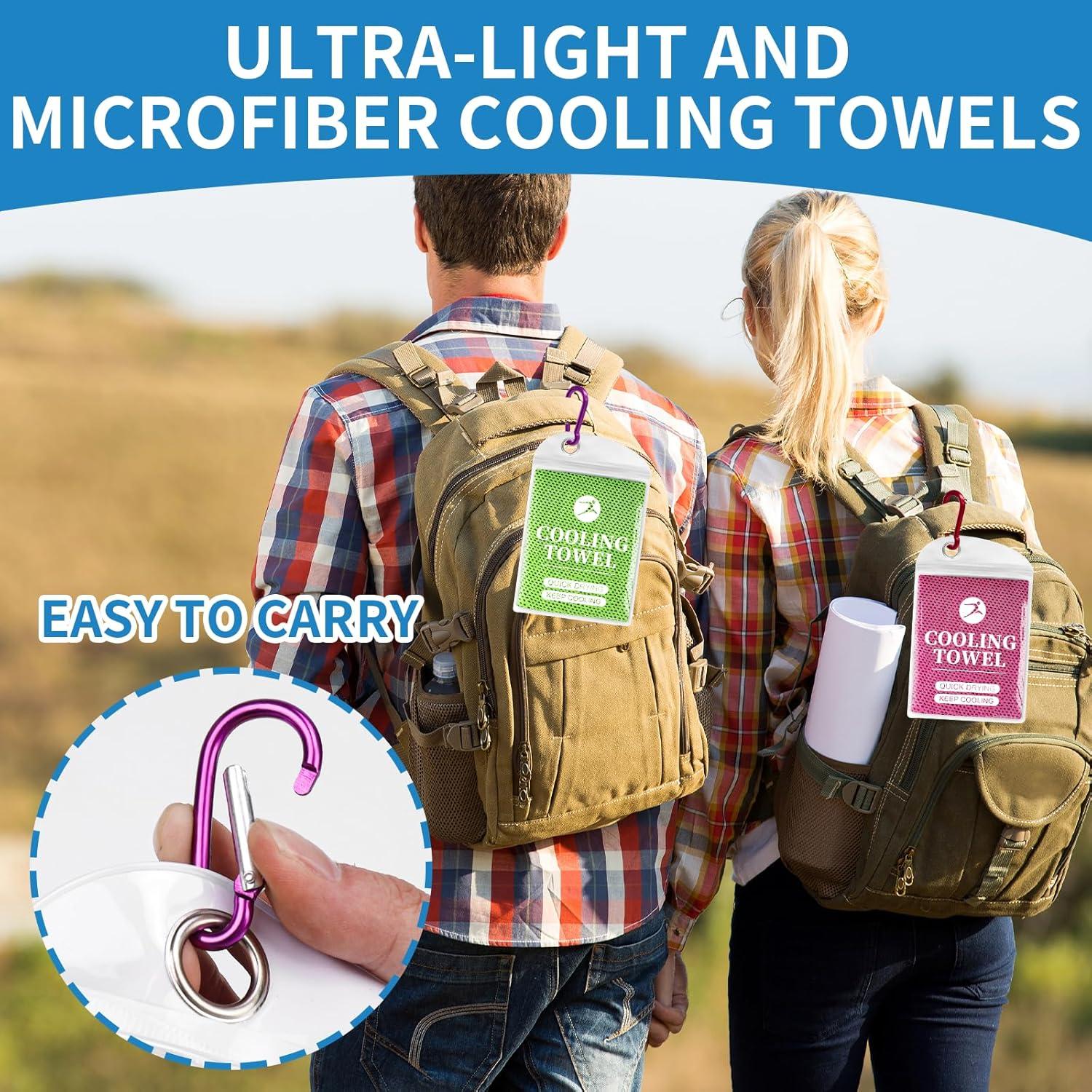 Paquete de 6 Toallas Enfriadoras Japior 119.38x30.48 cm Microfibra