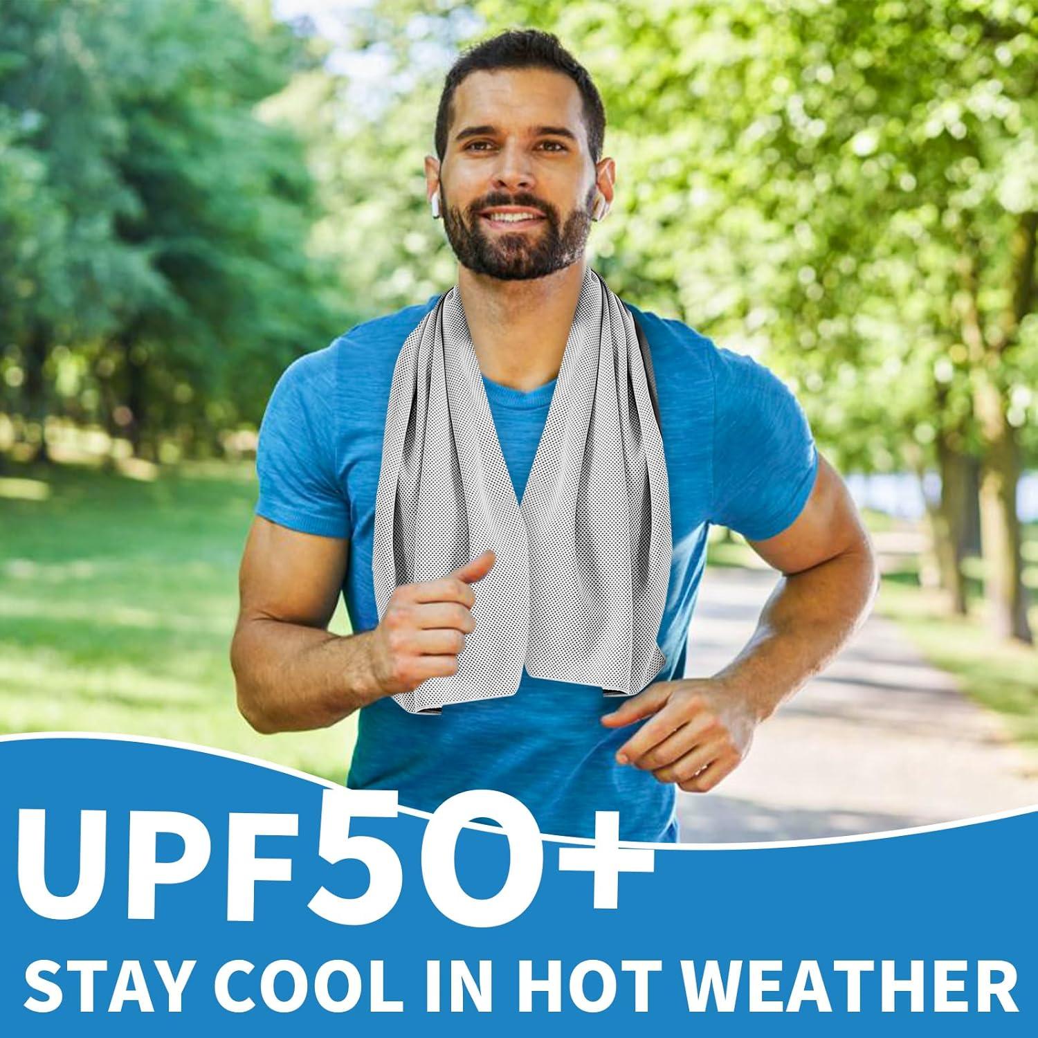 Paquete de 6 Toallas Enfriadoras Japior 119.38x30.48 cm Microfibra