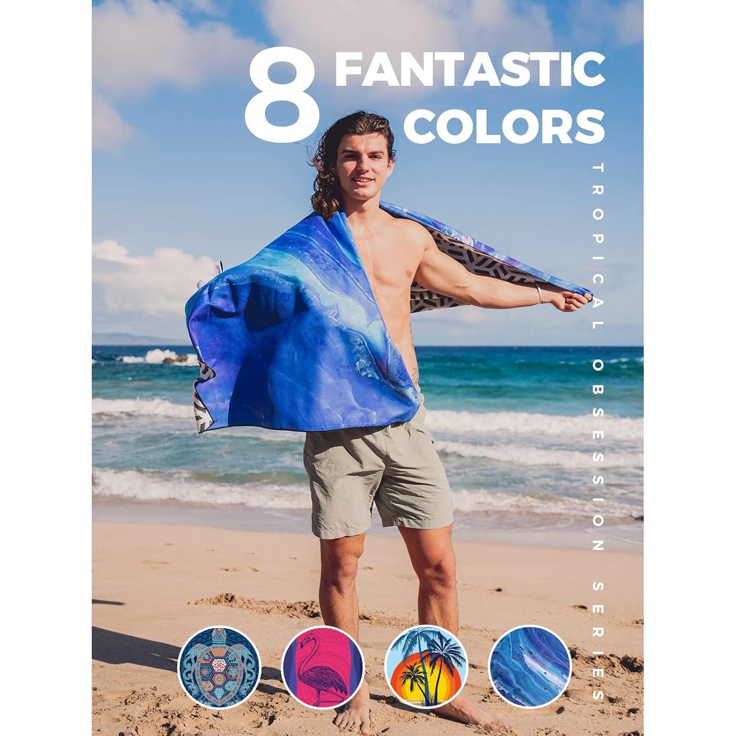 Toalla de Playa Microfibra OCOOPA 180x81 cm Secado Rápido