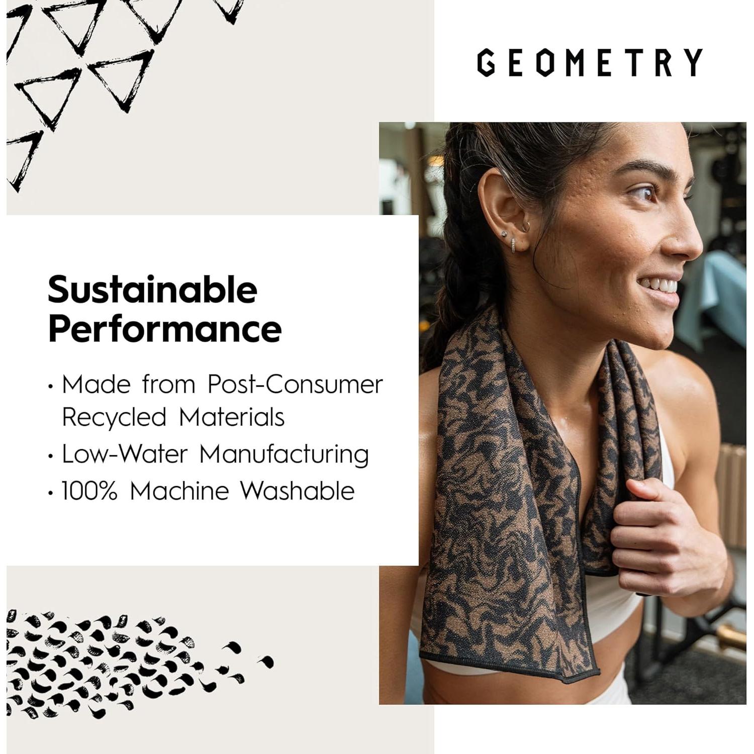 Toalla de Gimnasio GEOMETRY Microfibra 40x76 cm Absorbente