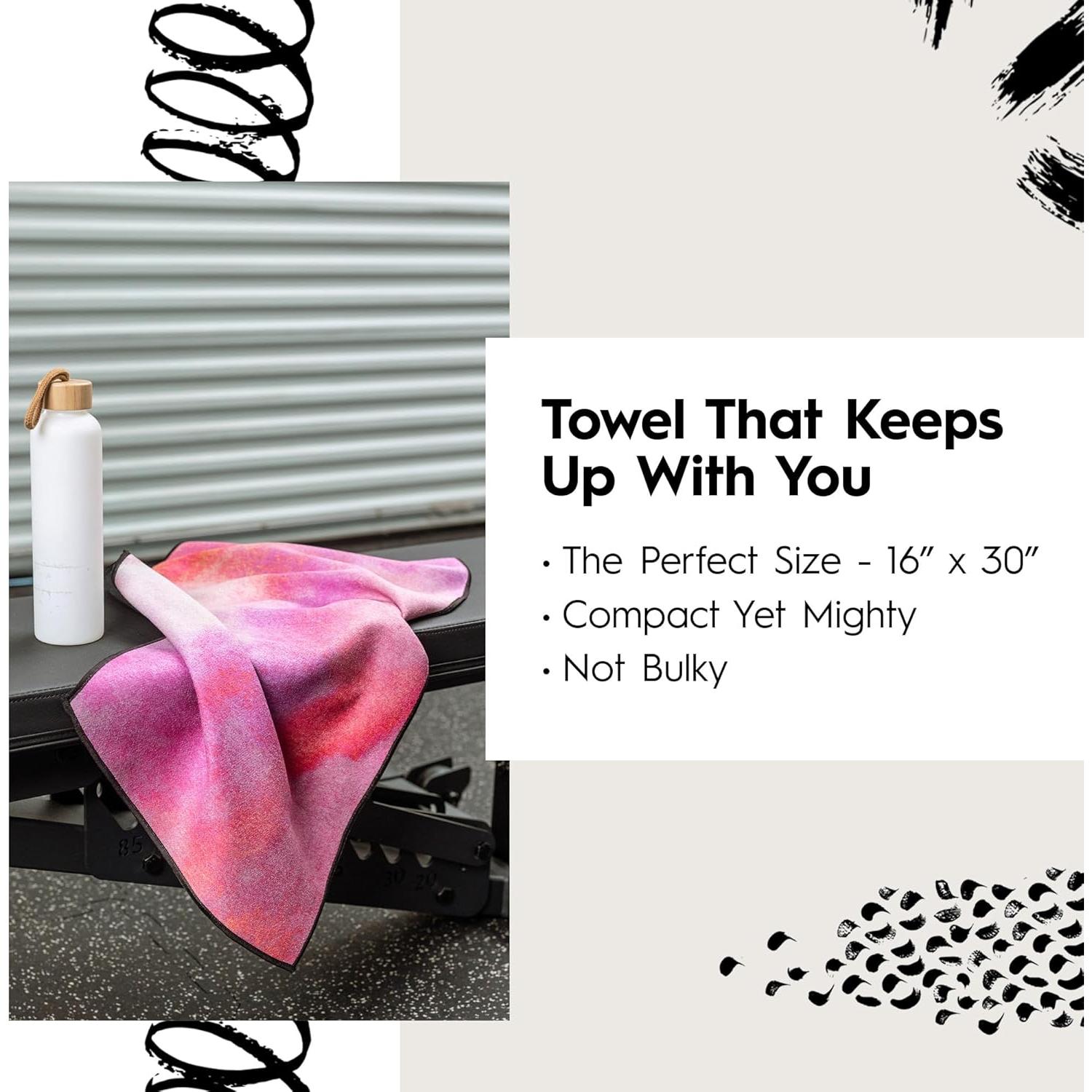 Toalla de Gimnasio GEOMETRY Microfibra 40x76 cm Absorbente