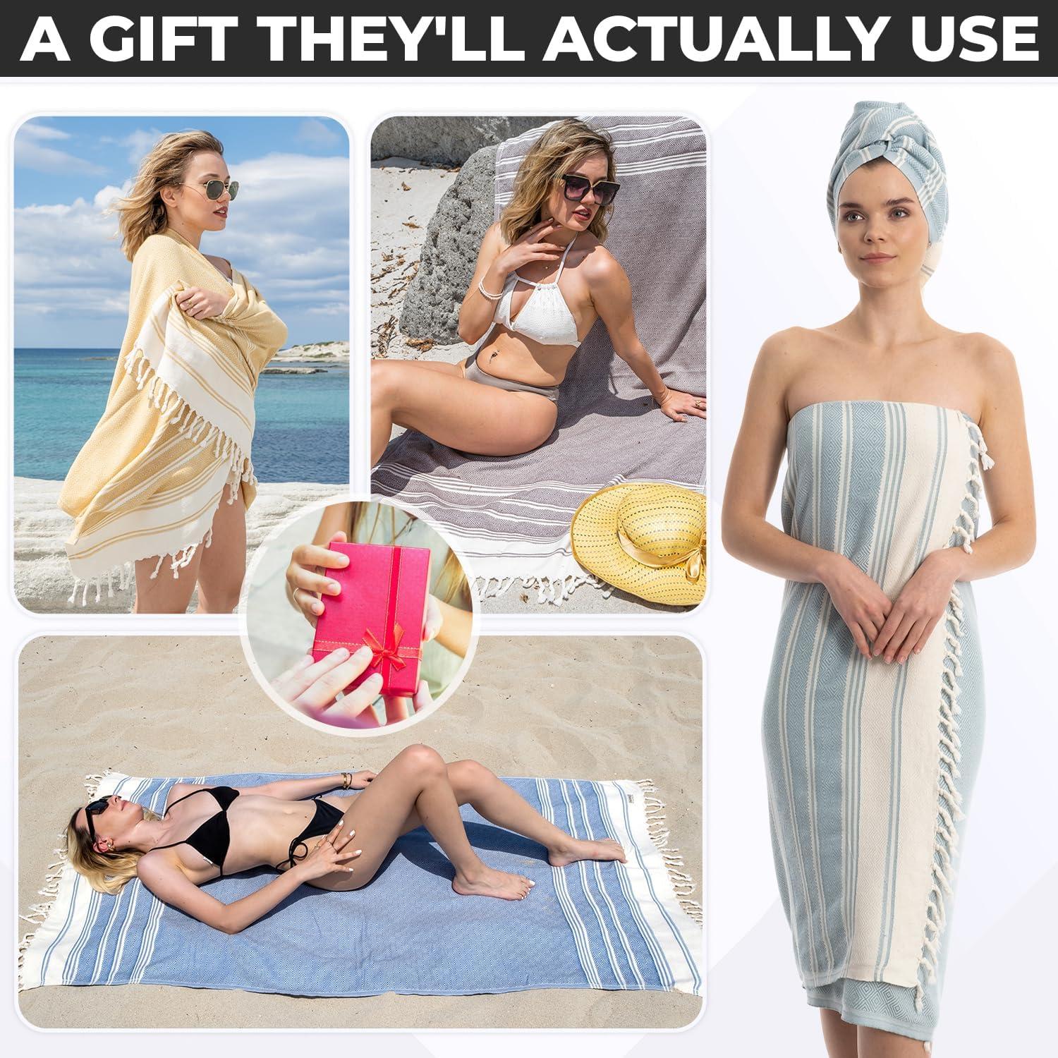 Toalla de Baño Grande DEMMEX de Algodón Turco Orgánico 180x91 cm