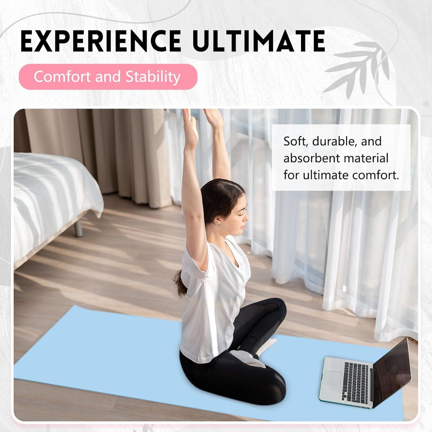 Toallas de Yoga Antideslizantes Breling 4 Piezas 183x61cm