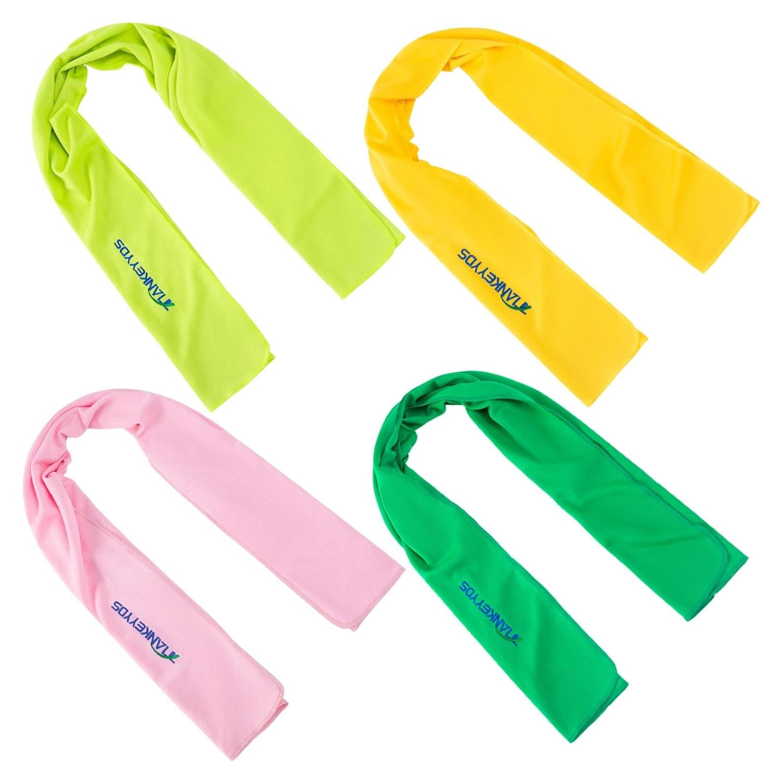 Juego de 4 Toallas de Microfibra TIANKEYYDS 101.6x30.5cm