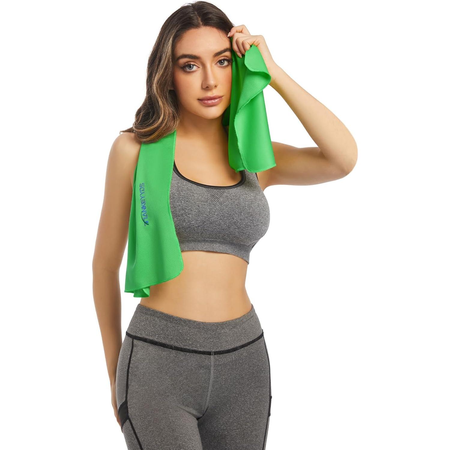 Juego de 4 Toallas de Microfibra TIANKEYYDS 101.6x30.5cm