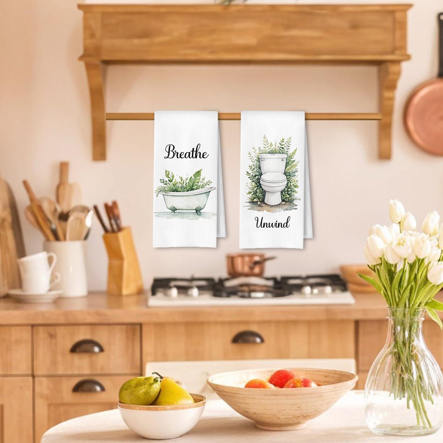 Juego de 4 Toallas de Mano ArtisaEura Verde Salvia 60x40 cm