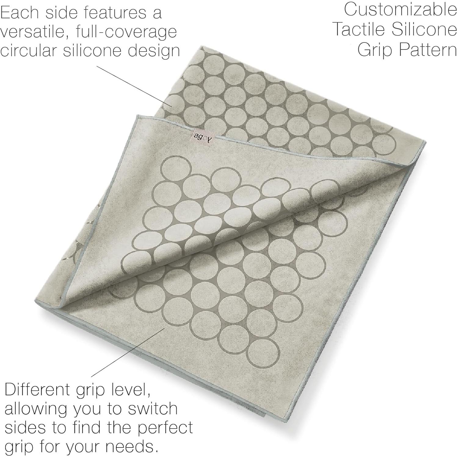 Toalla de Yoga Agoy Gecko Touch - Microfibra Antideslizante 182x67 cm