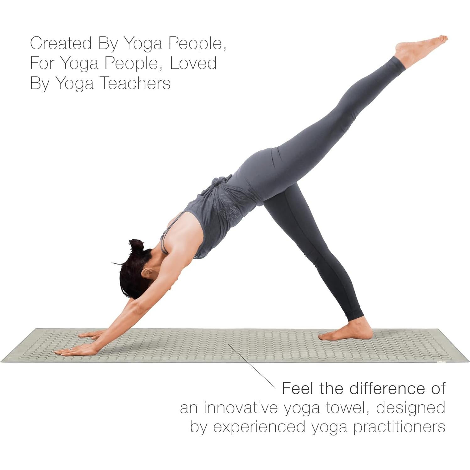 Toalla de Yoga Agoy Gecko Touch - Microfibra Antideslizante 182x67 cm