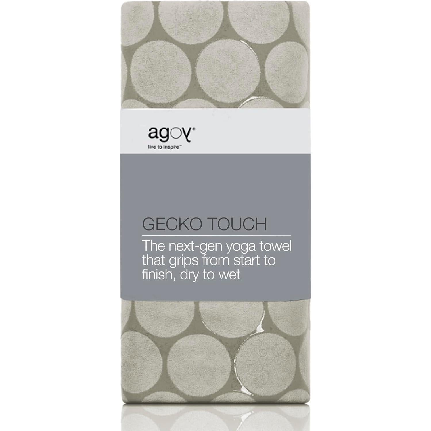 Toalla de Yoga Agoy Gecko Touch - Microfibra Antideslizante 182x67 cm