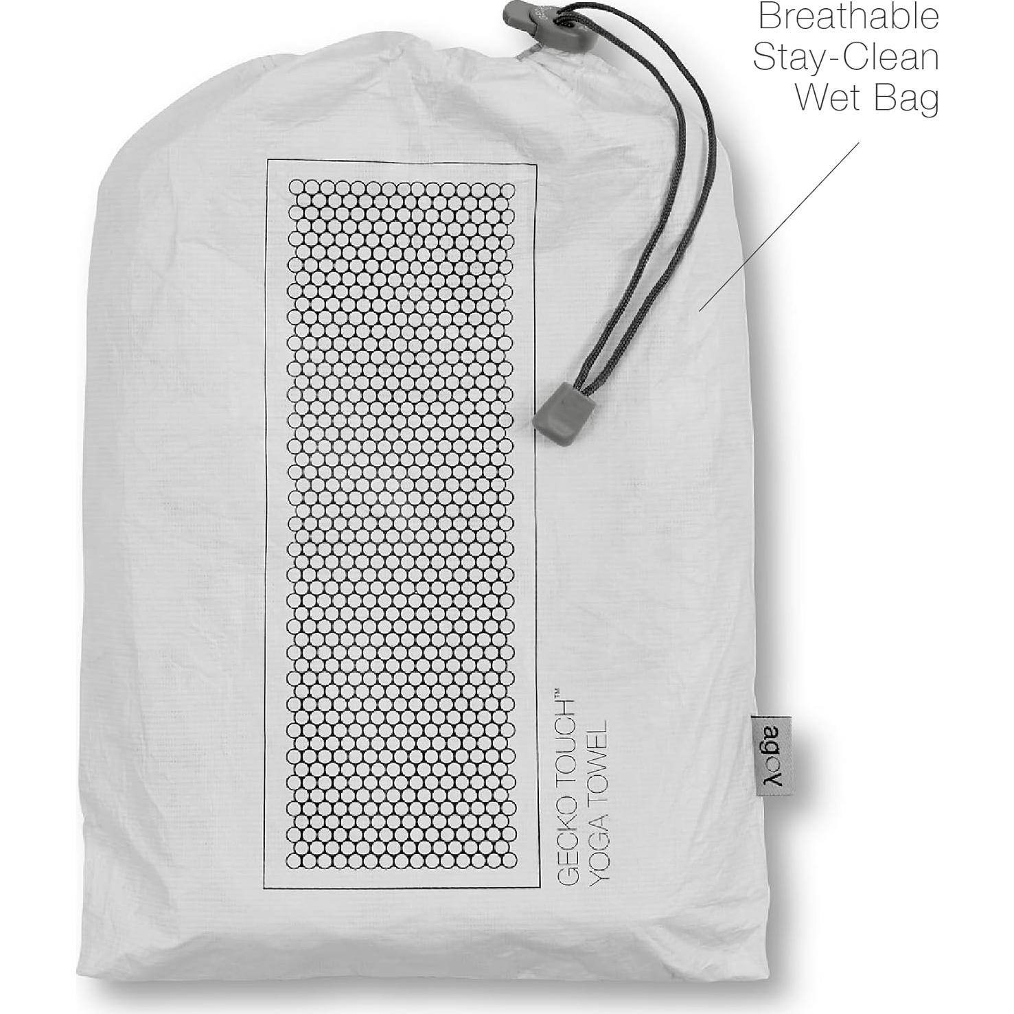 Toalla de Yoga Agoy Gecko Touch - Microfibra Antideslizante 182x67 cm