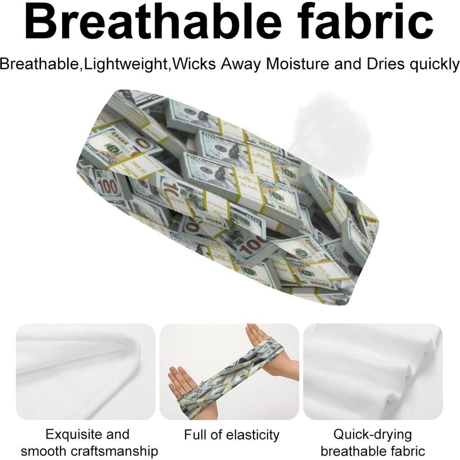 Cinta para la cabeza deportiva PPIKTC unisex absorbente elástico