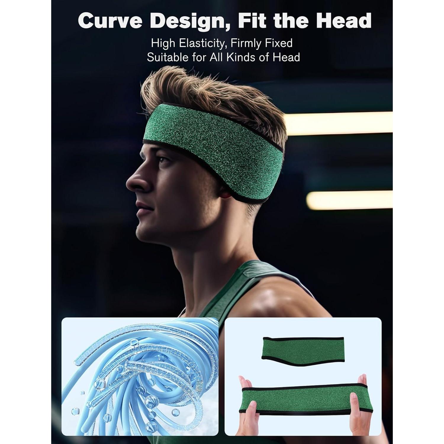 Diadema Deportiva Antideslizante LC-dolida para Correr 26 cm