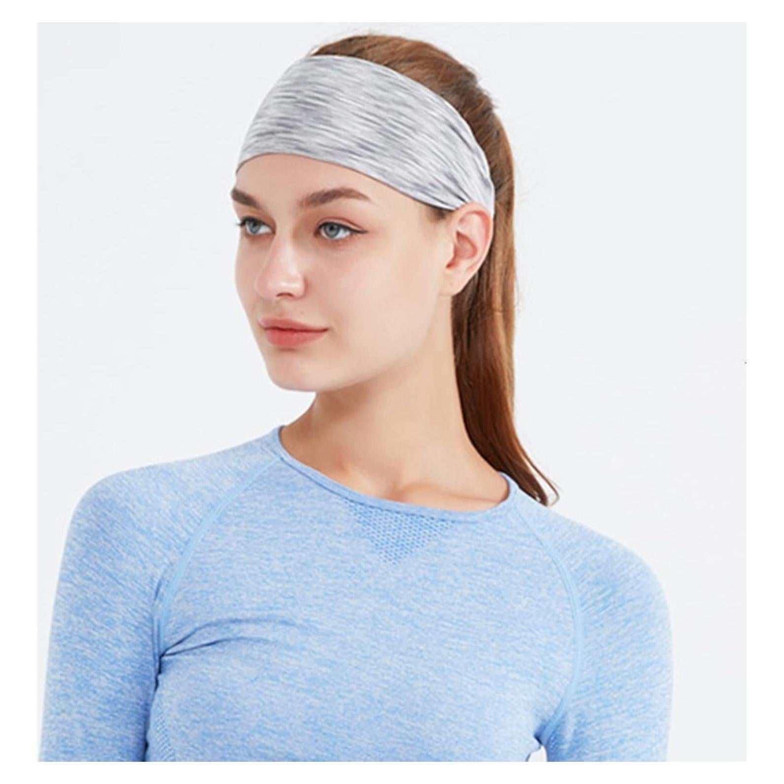 Cinta deportiva Shulemin para mujer 24cm x 8cm absorbe sudor