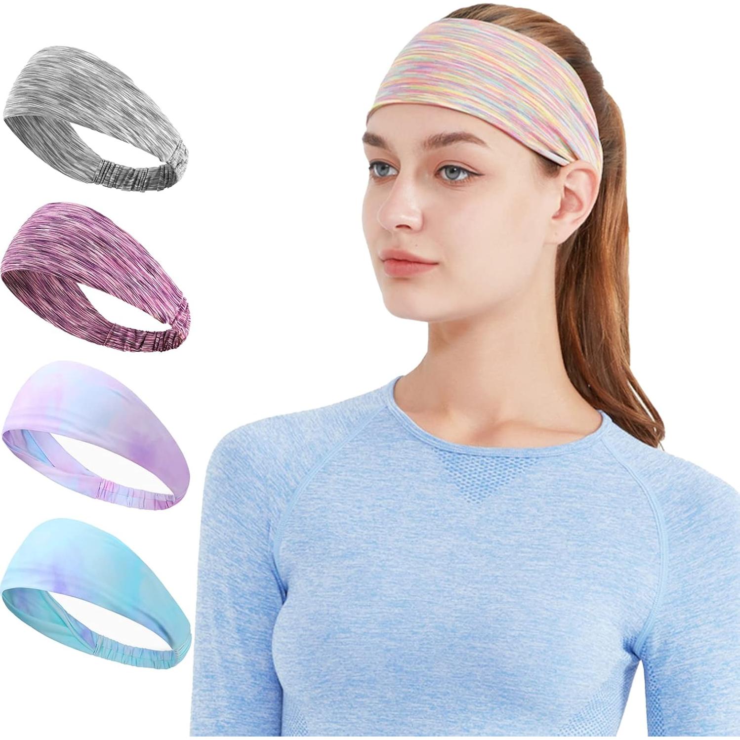 Cinta deportiva Shulemin para mujer 24cm x 8cm absorbe sudor