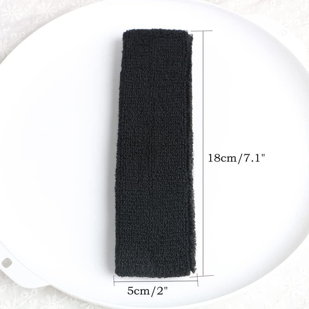 Banda para la cabeza de algodón Hzaiwy - Paquete de 12 piezas