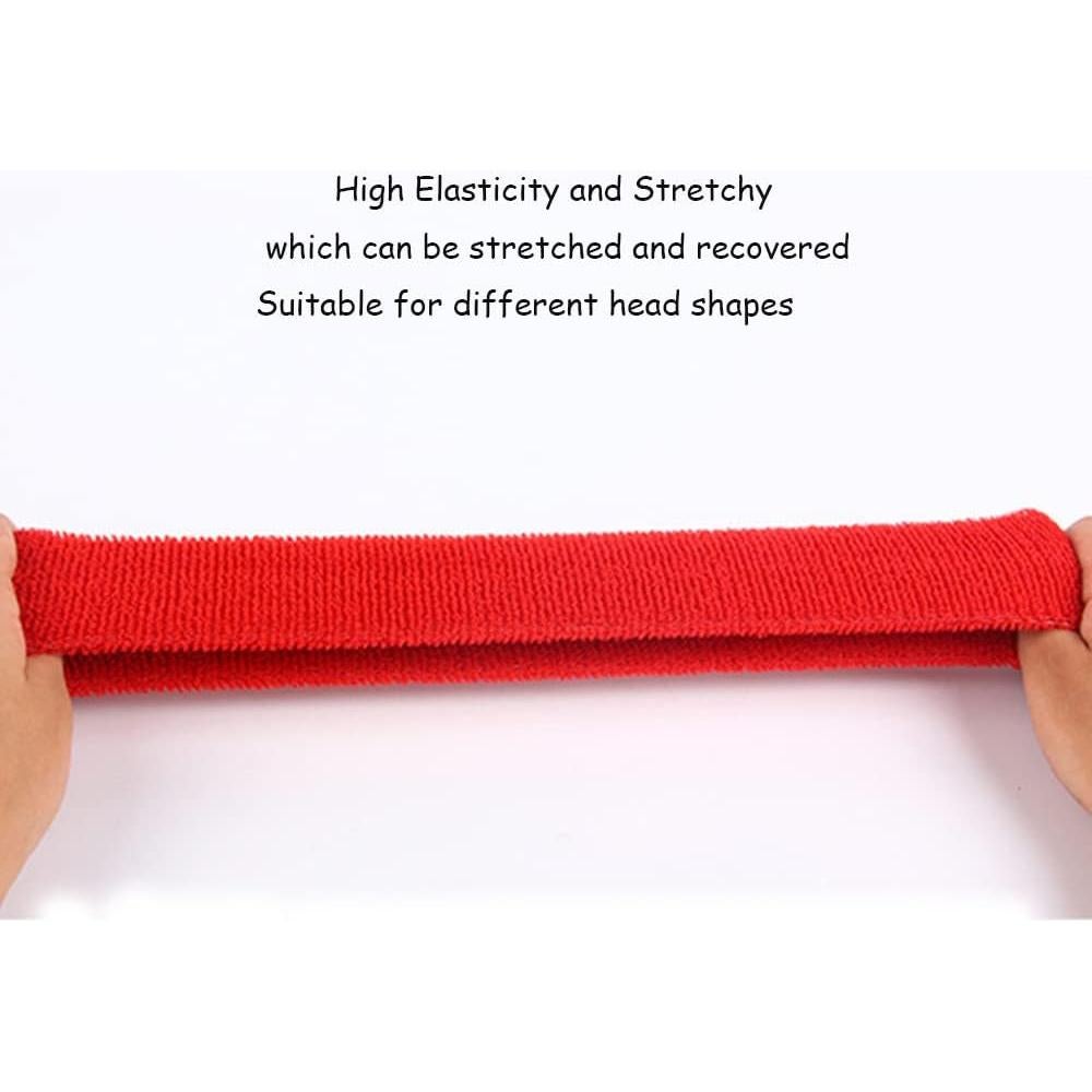 Banda para la cabeza de algodón Hzaiwy - Paquete de 12 piezas