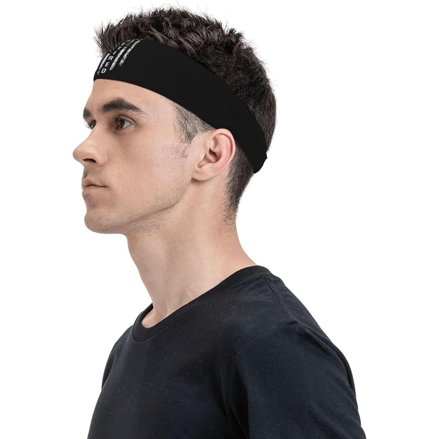 Cinta para la cabeza unisex QIZYOQA - Absorbente de sudor