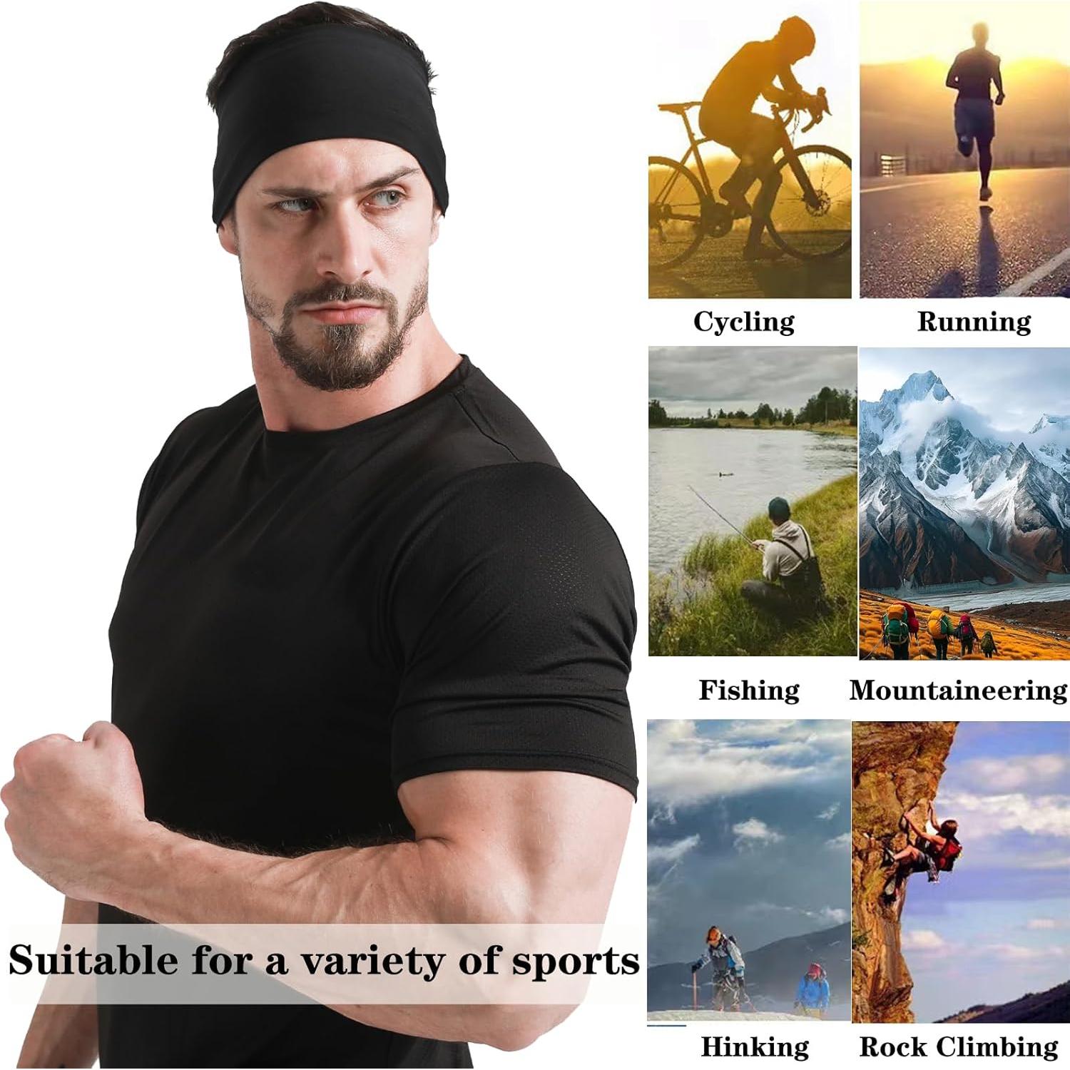 Banda para Correr DEMIL Unisex, Absorbente y Elástica, 11.5 cm