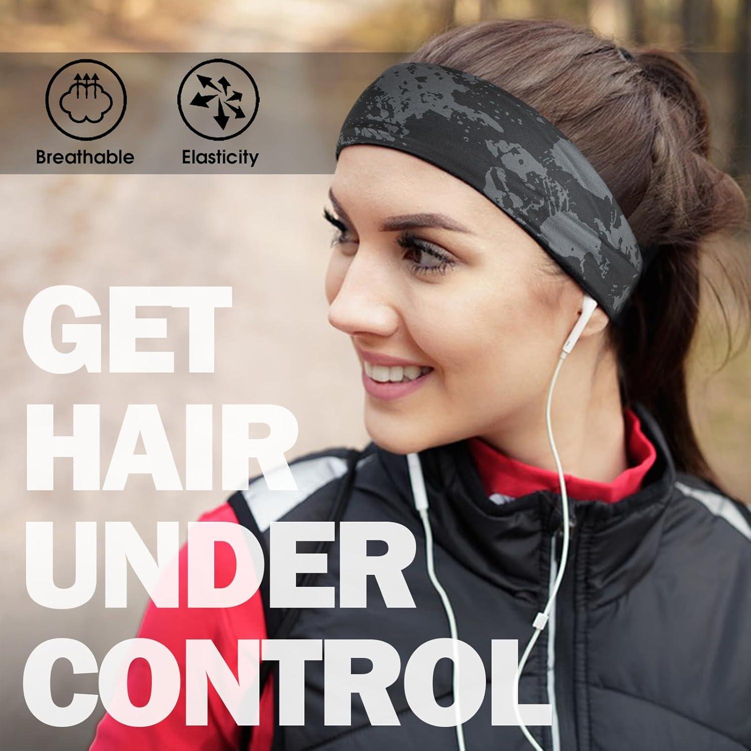 Paquete de 6 diademas deportivas LILLBJORNEN unisex