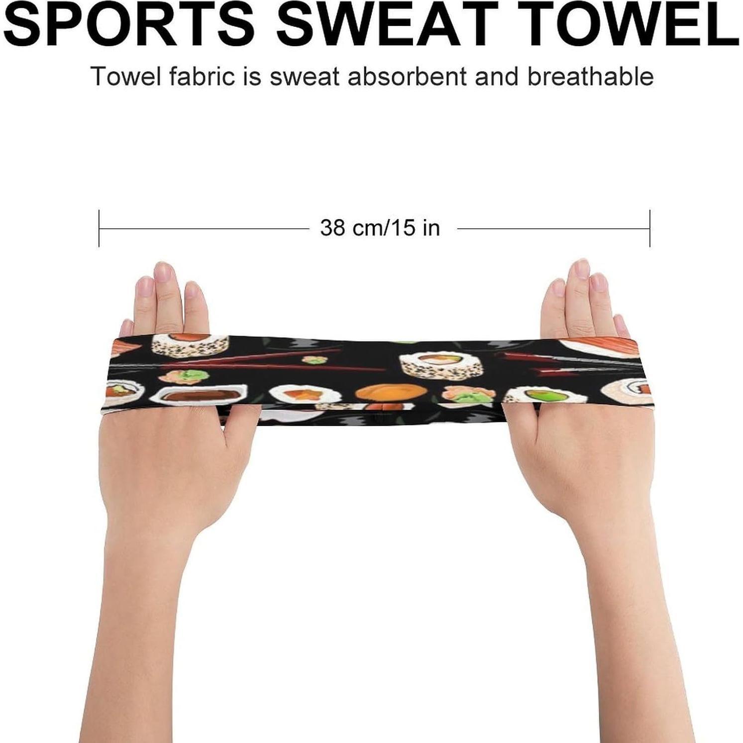 Cintas para el cabello PPIKTC elásticas y transpirables unisex