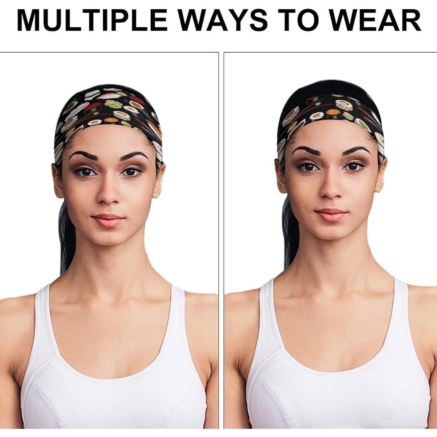 Cintas para el cabello PPIKTC elásticas y transpirables unisex