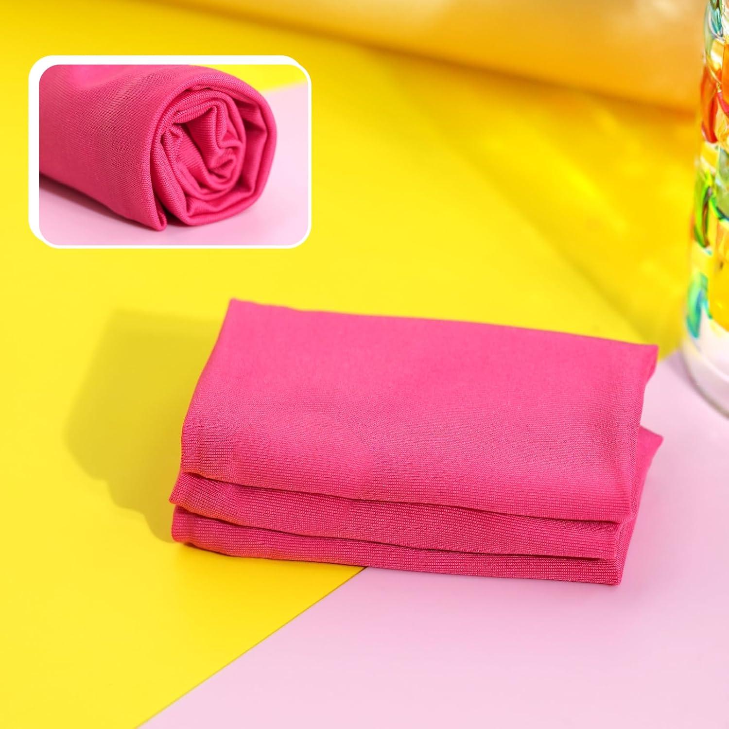 Diadema Neón Rosa Brillante Retro para Fiesta y Fitness