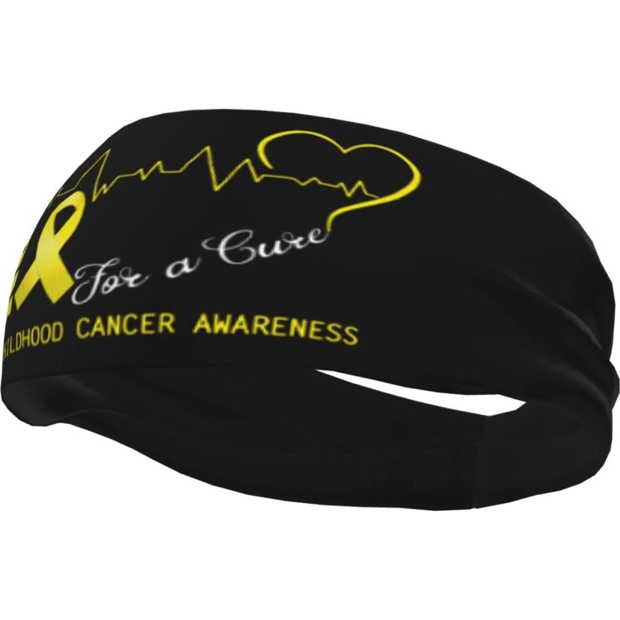 Diadema deportiva unisex QIZYOQA para sudor - Negro