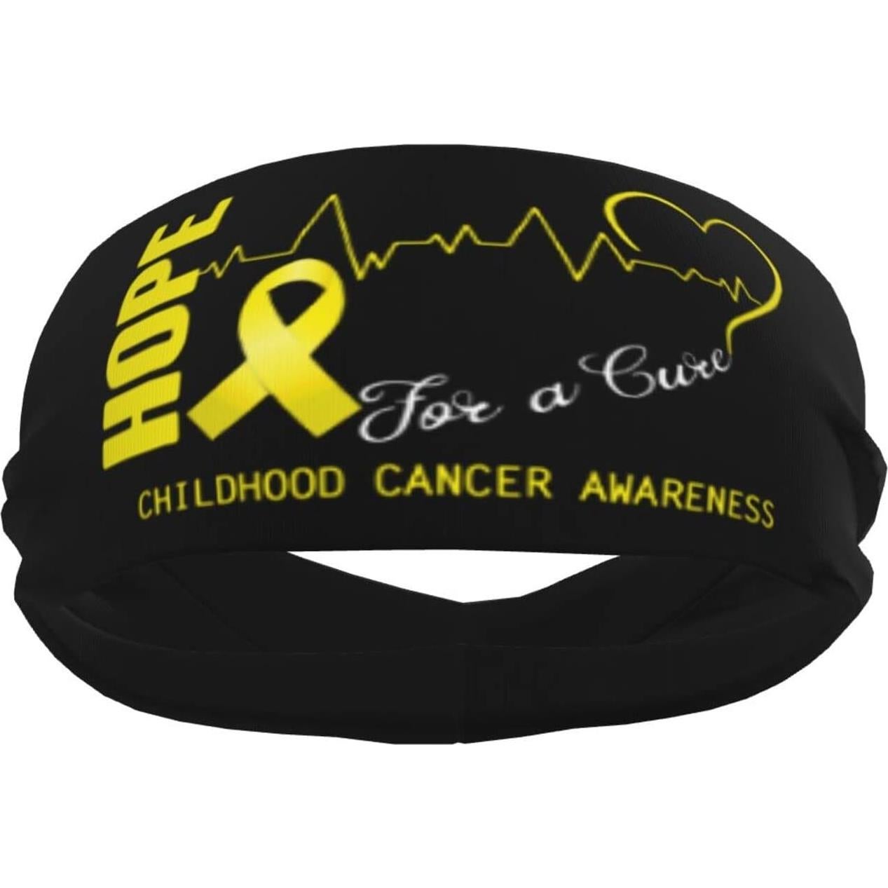 Diadema deportiva unisex QIZYOQA para sudor - Negro