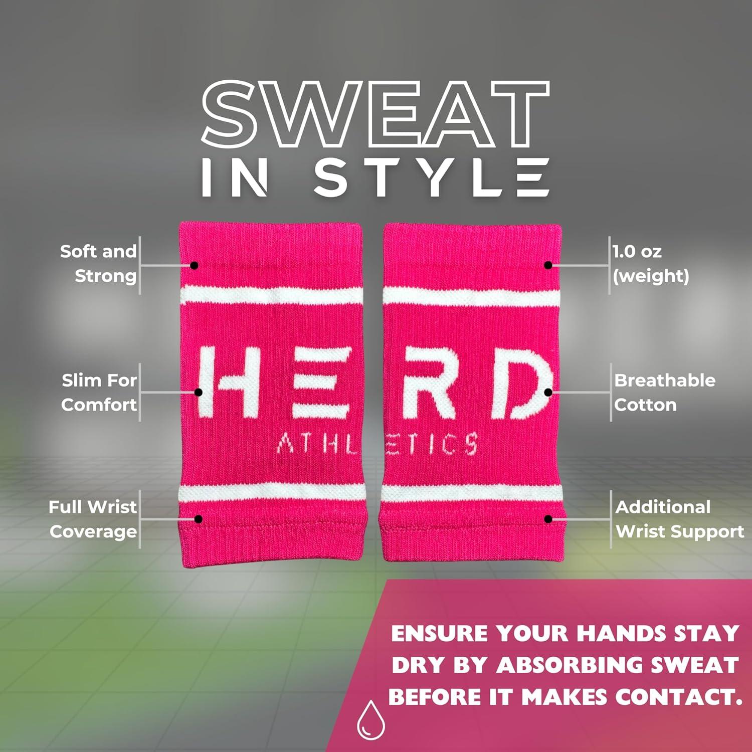Muñequera de Algodón Premium Herd Athletics - Unisex 8.26 cm