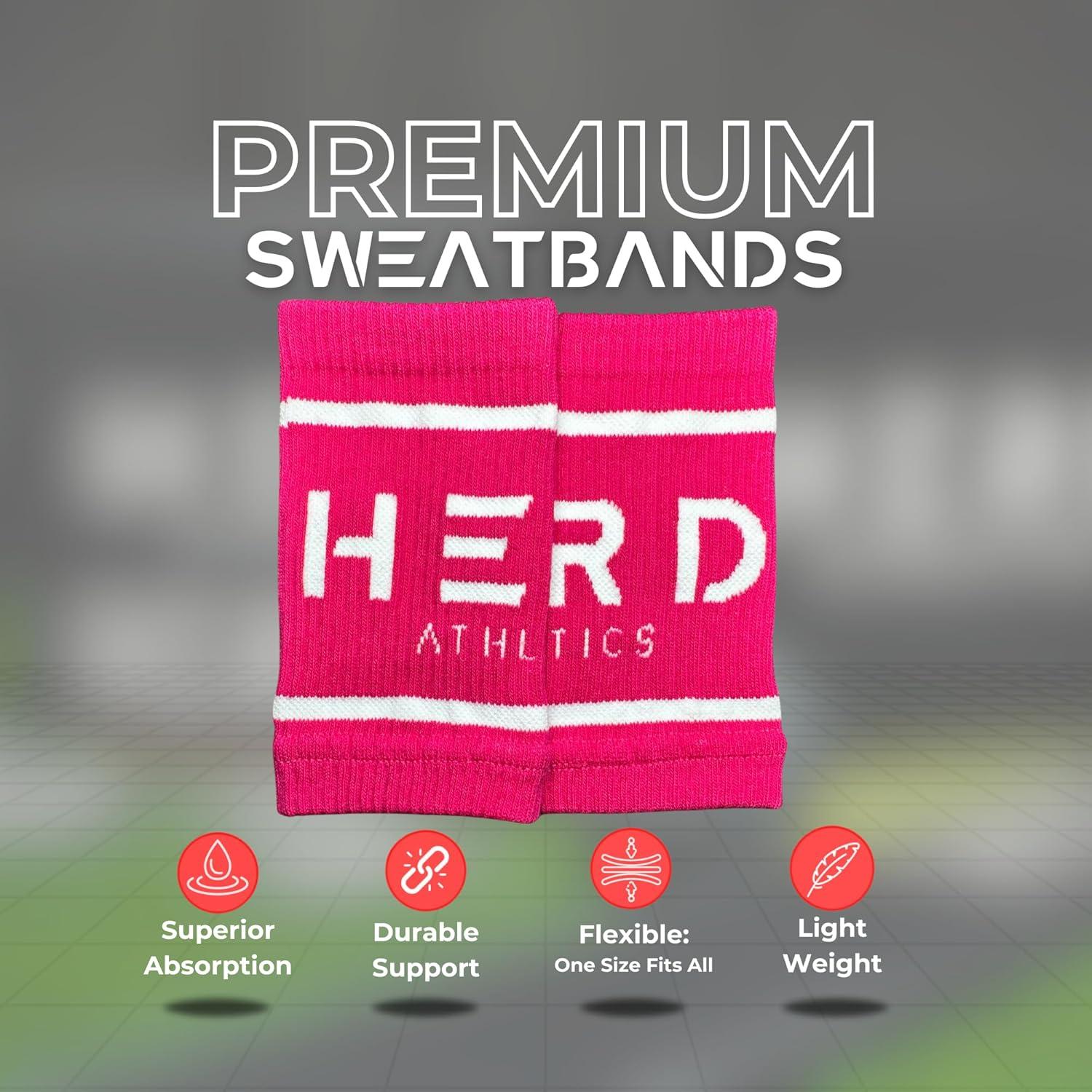 Muñequera de Algodón Premium Herd Athletics - Unisex 8.26 cm