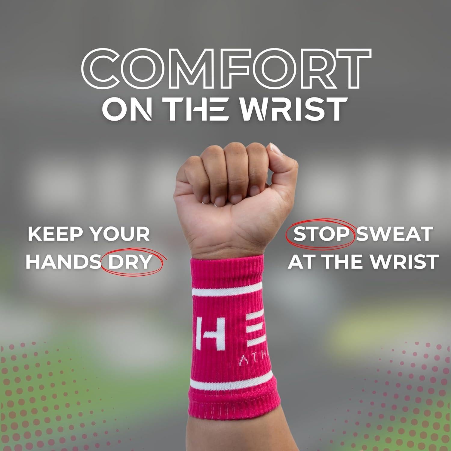 Muñequera de Algodón Premium Herd Athletics - Unisex 8.26 cm