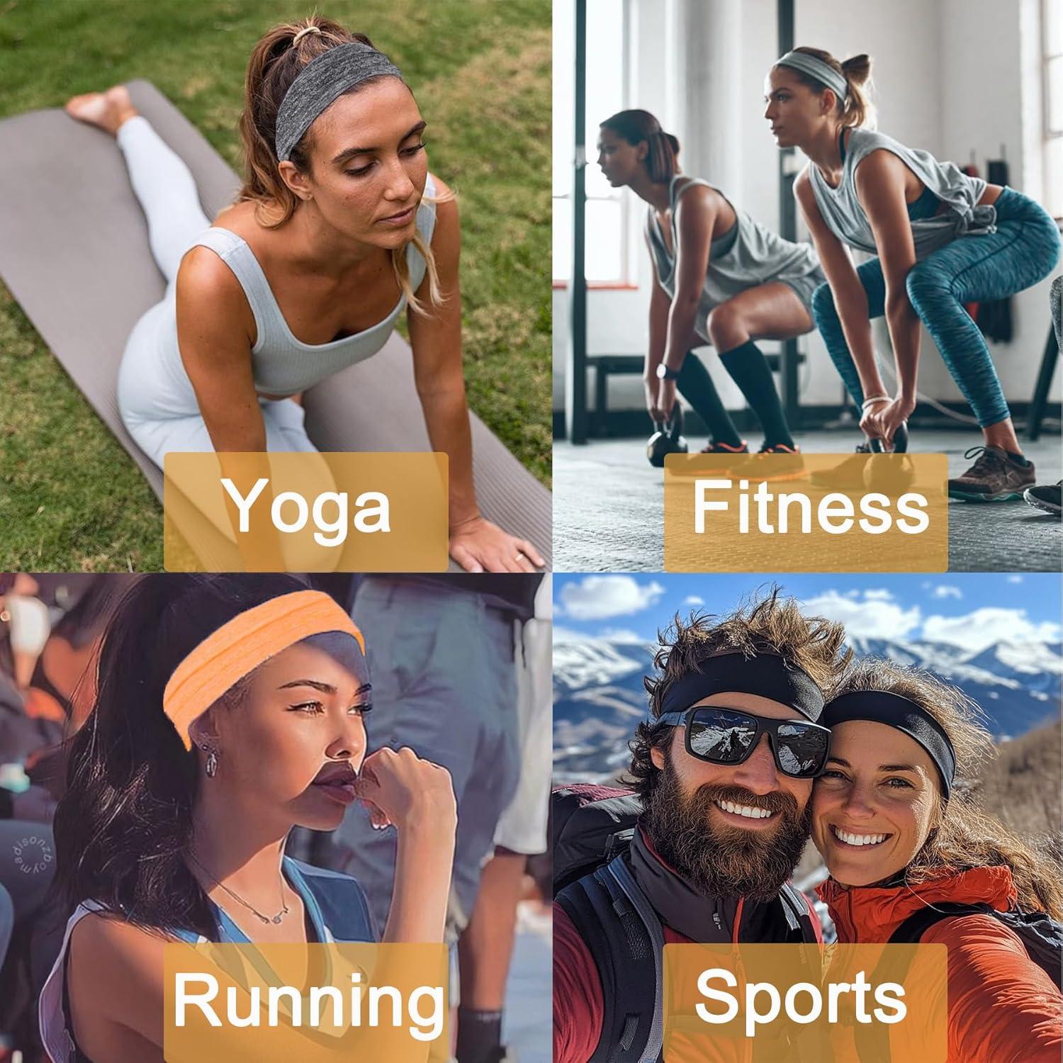 Diademas Antideslizantes Xtrend 3 Piezas para Mujeres - Absorbe Sudor