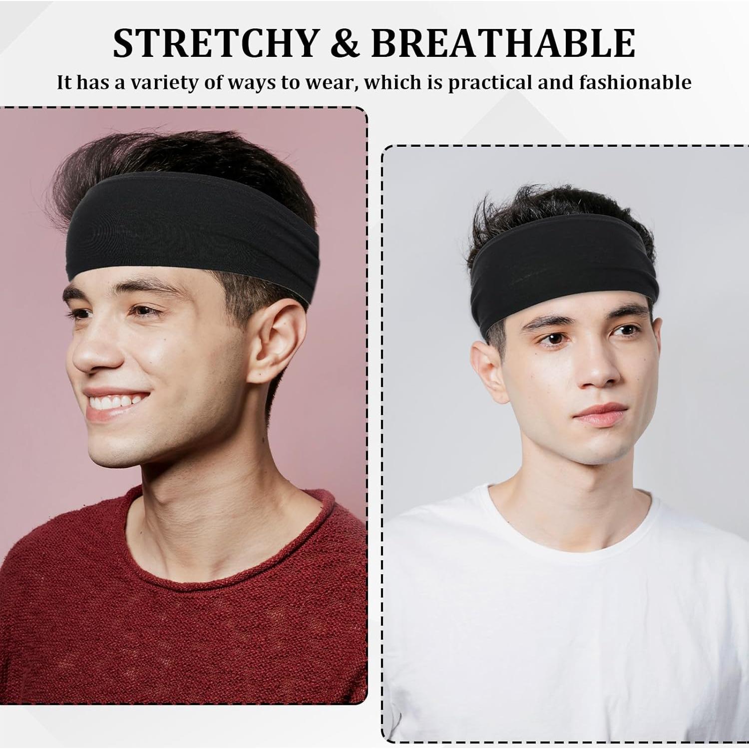 Diademas Deportivas JIEYAO 5 Pcs Elásticas Transpirables