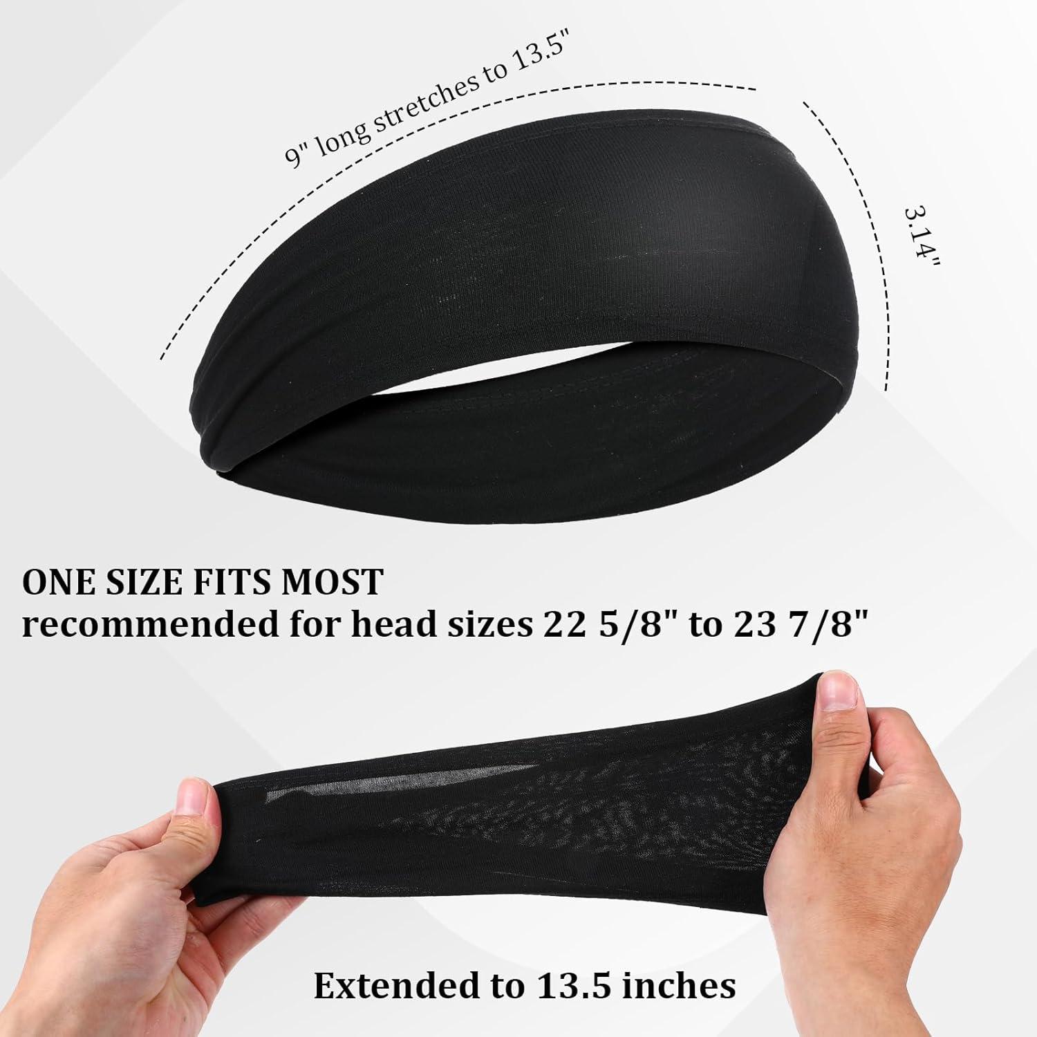 Diademas Deportivas JIEYAO 5 Pcs Elásticas Transpirables