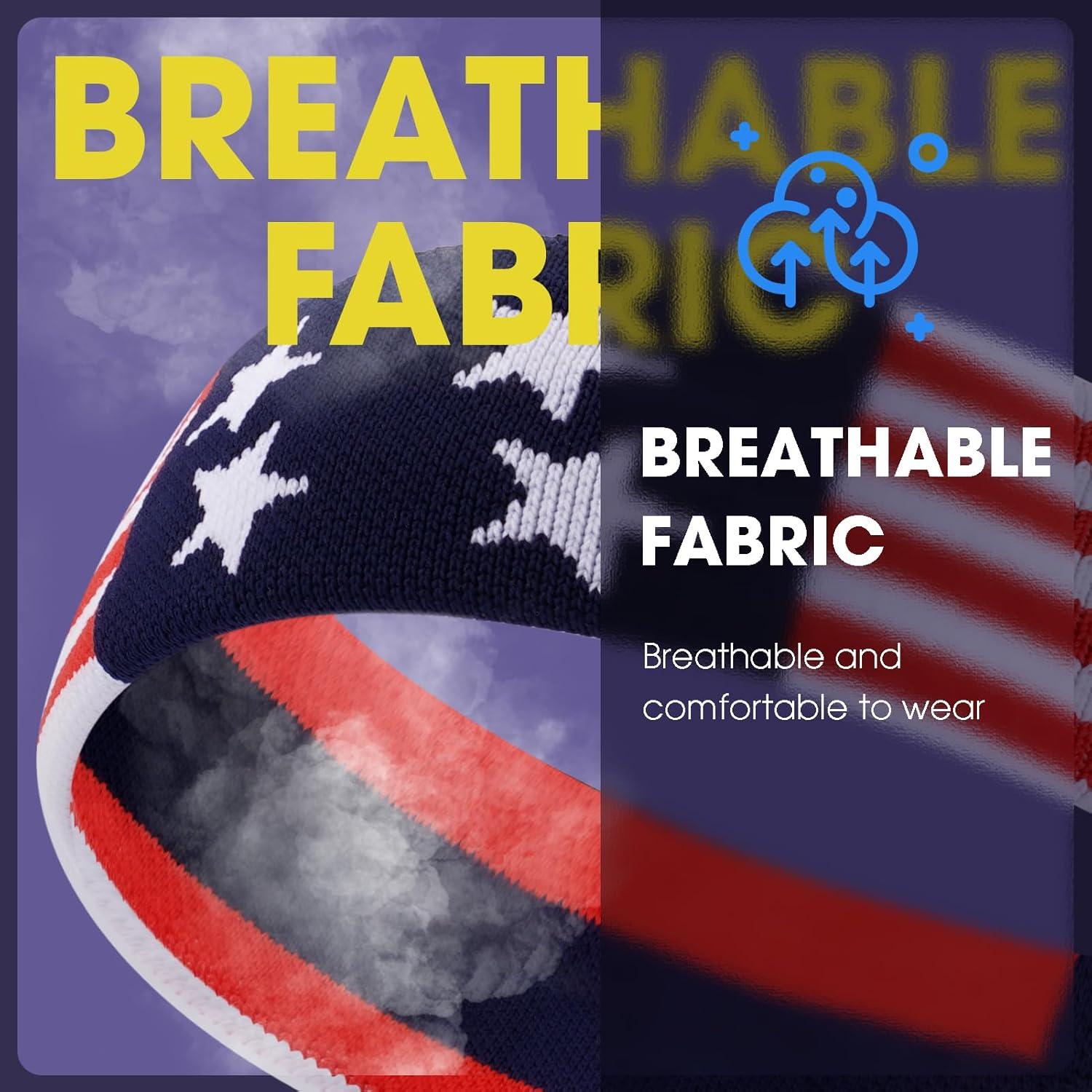 Braylin Bandas de Sudor Deportivas 6 Pcs para Hombres