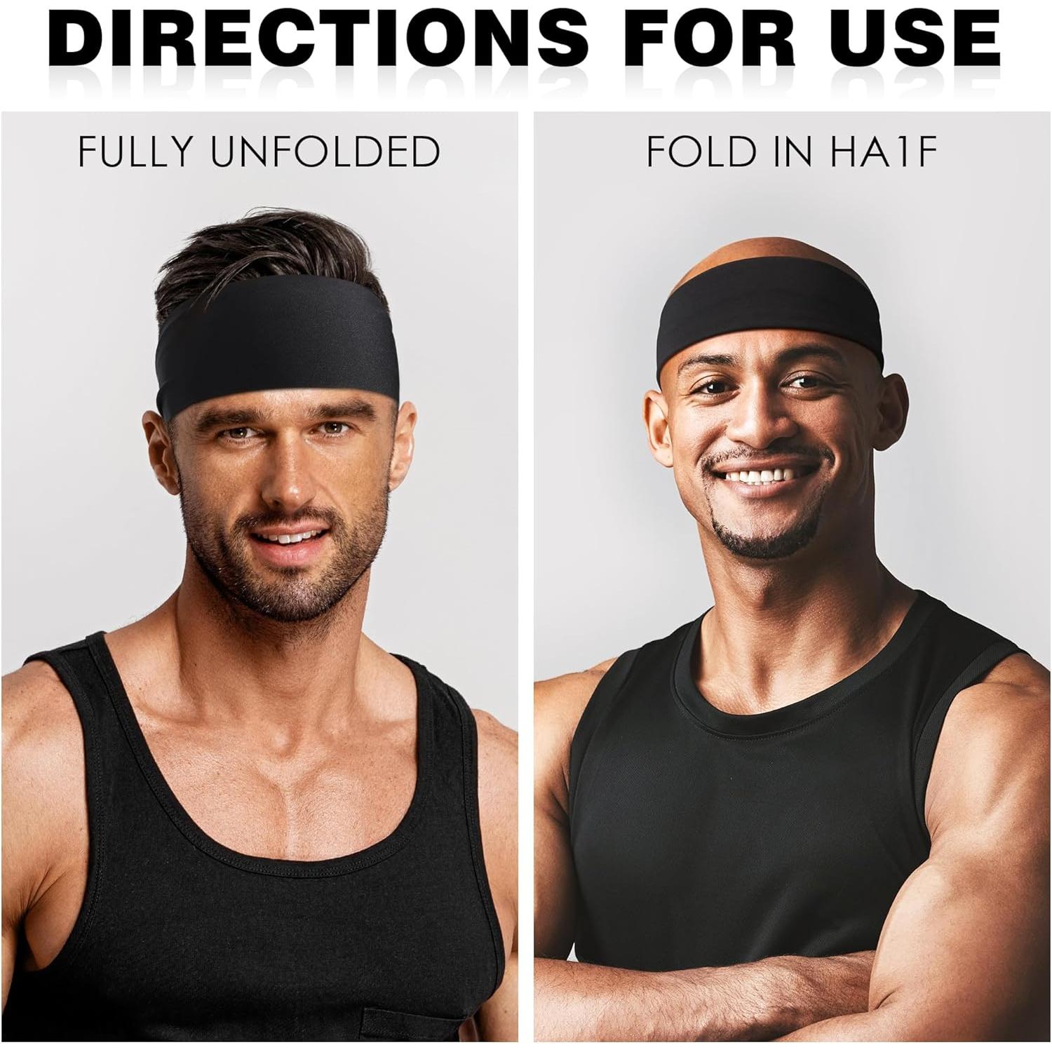 Cinta para la cabeza deportiva DiyJibb - 7 piezas antideslizante