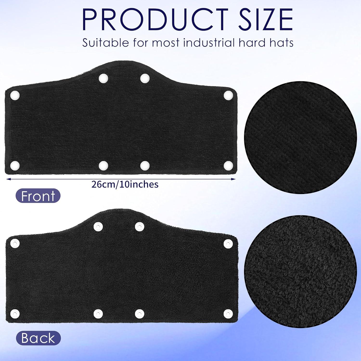 Aneco 12 Bandas de Sudor Reutilizables para Casco de Algodón