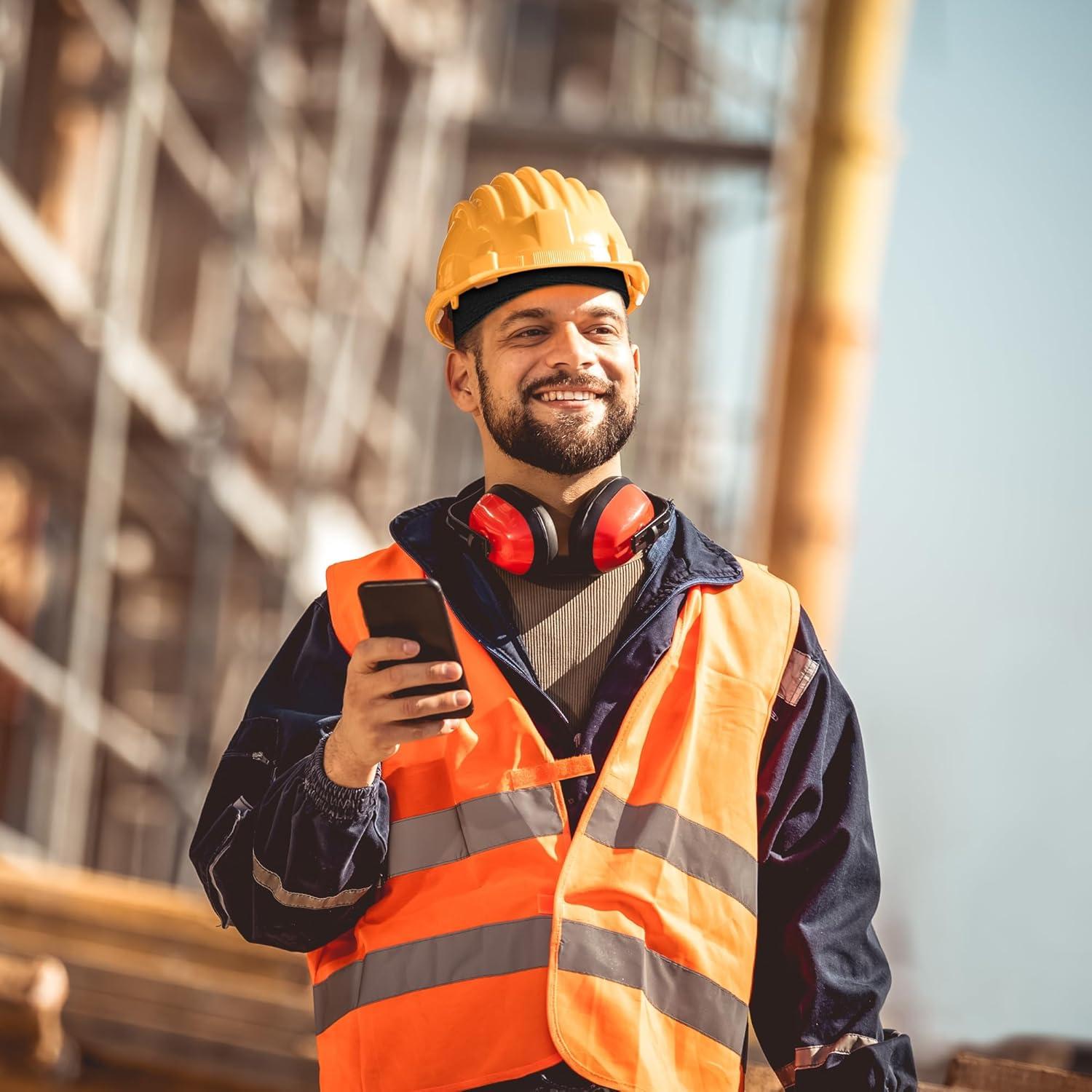 Aneco 12 Bandas de Sudor Reutilizables para Casco de Algodón