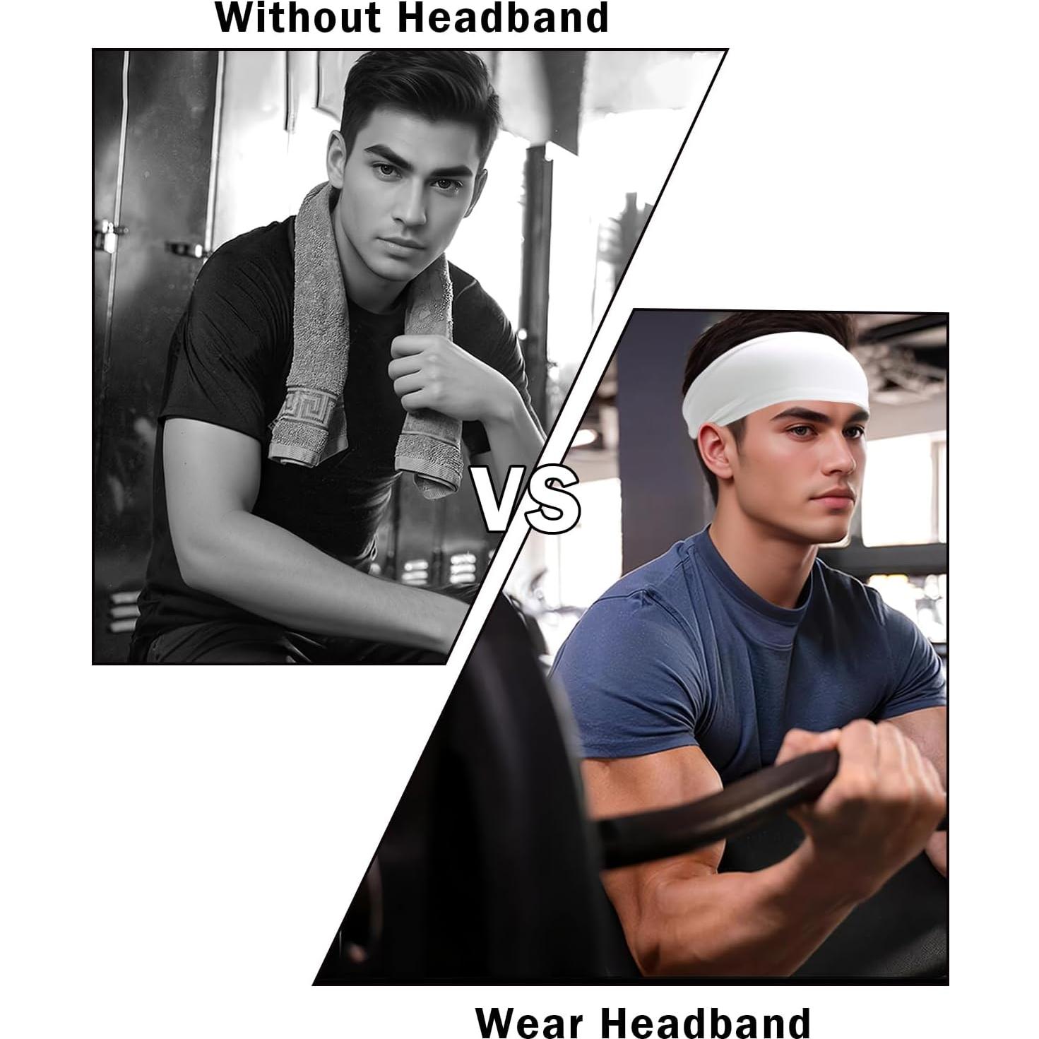 Cintas para la cabeza JHYWELL unisex antideslizantes 9.4 cm