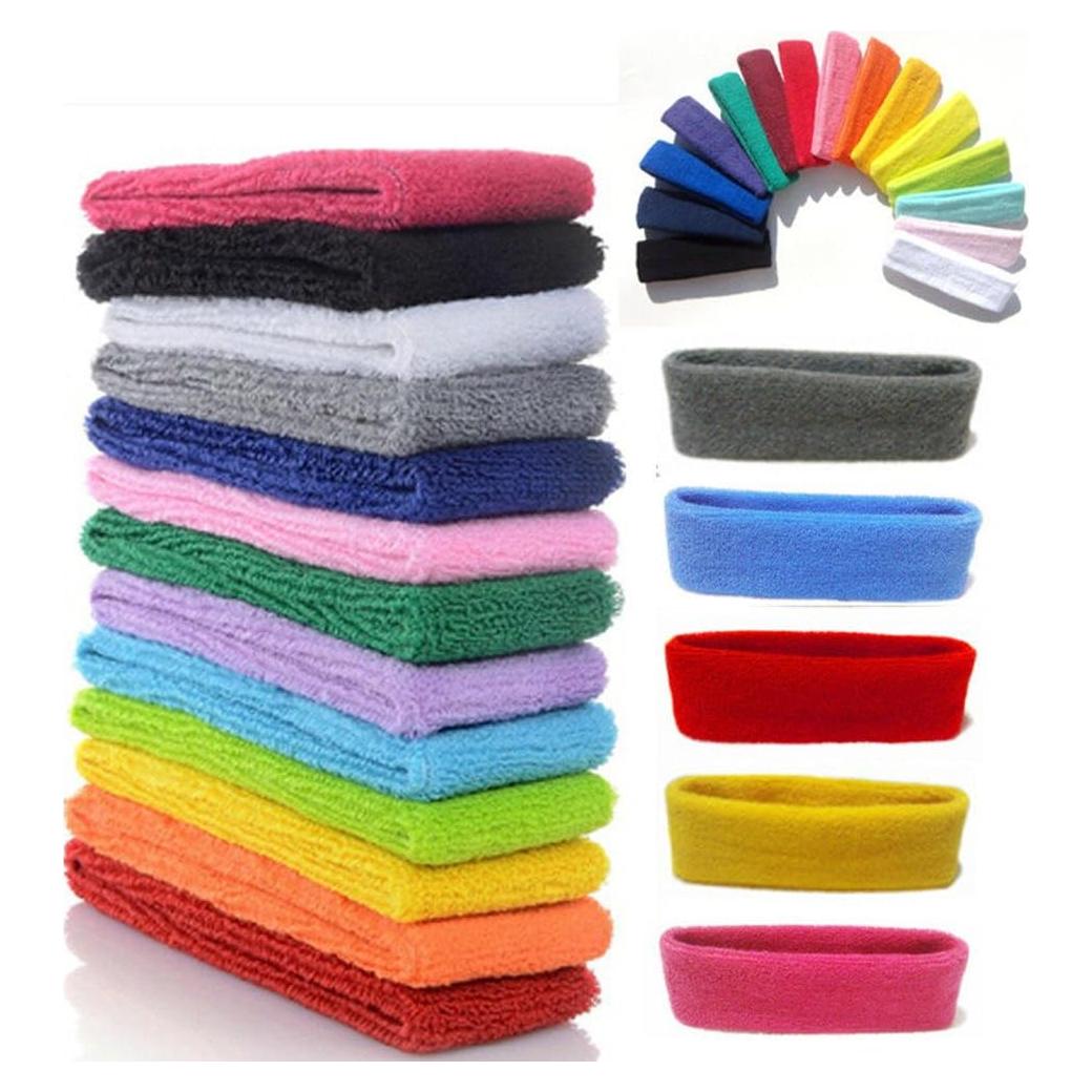 Banda Deportiva Yeshan 12 Paquetes Algodón 5cm Ancho