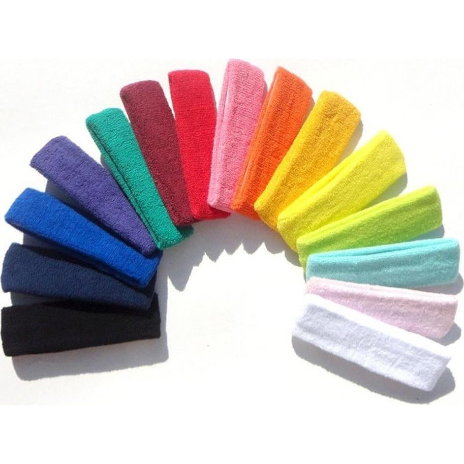 Banda Deportiva Yeshan 12 Paquetes Algodón 5cm Ancho