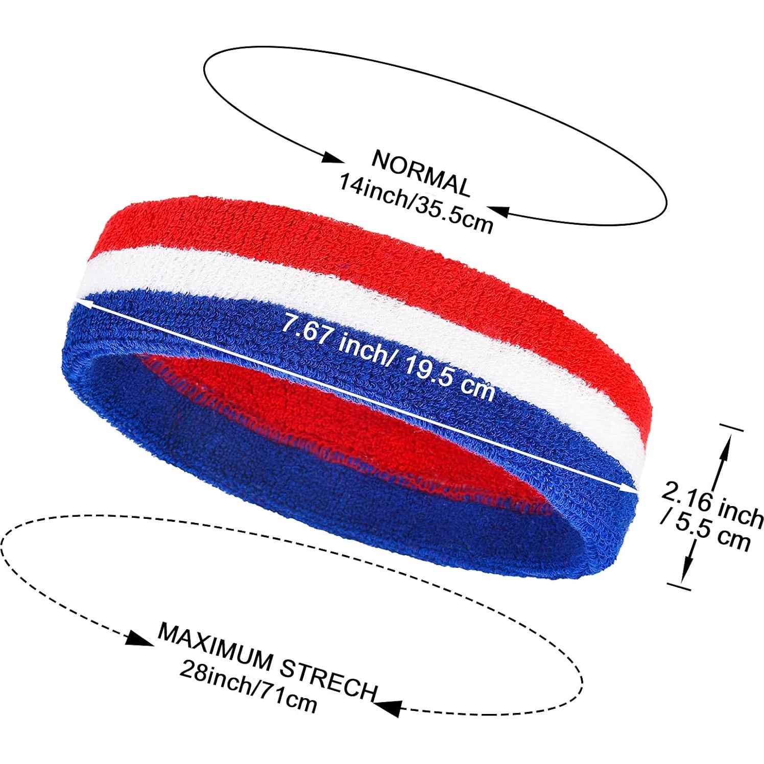 Bememo 12 Bandas para el Sudor Deportivas Unisex - Talla Única