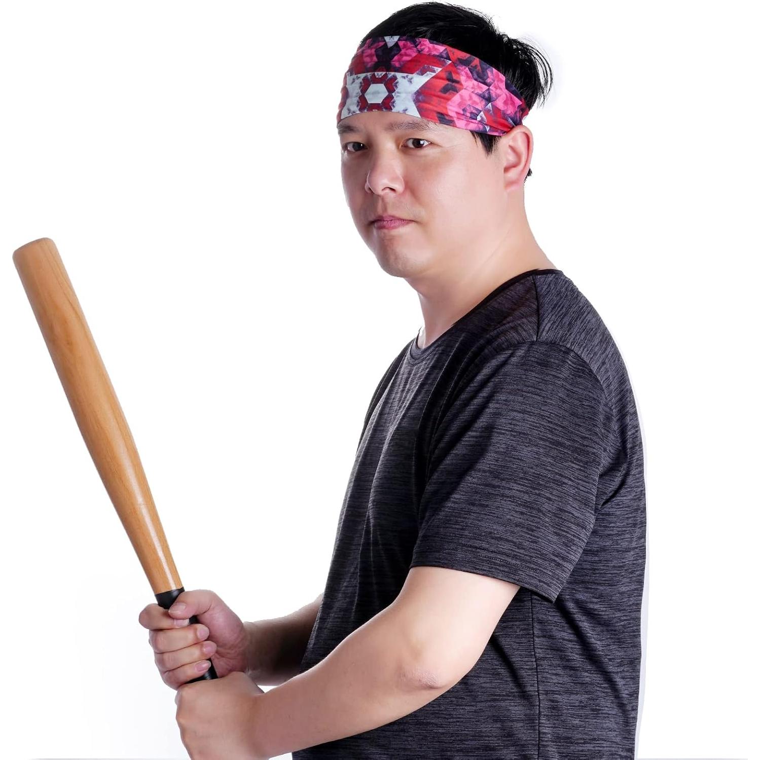 8 Diademas Antideslizantes obmwang para Sudor - Fitness Unisex