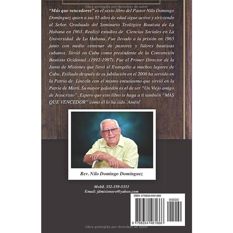 Mas que Vencedores: Biografias de Personajes Biblicos (Pastor Nilo - Coleccion de Libros) (Spanish Edition)