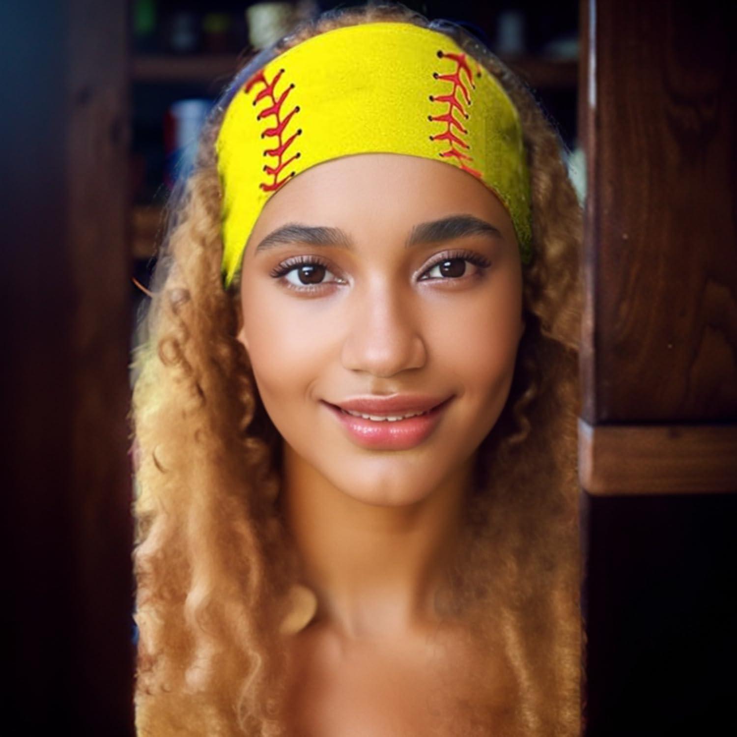 Cinta para la cabeza amarilla Genérico, elástica y transpirable